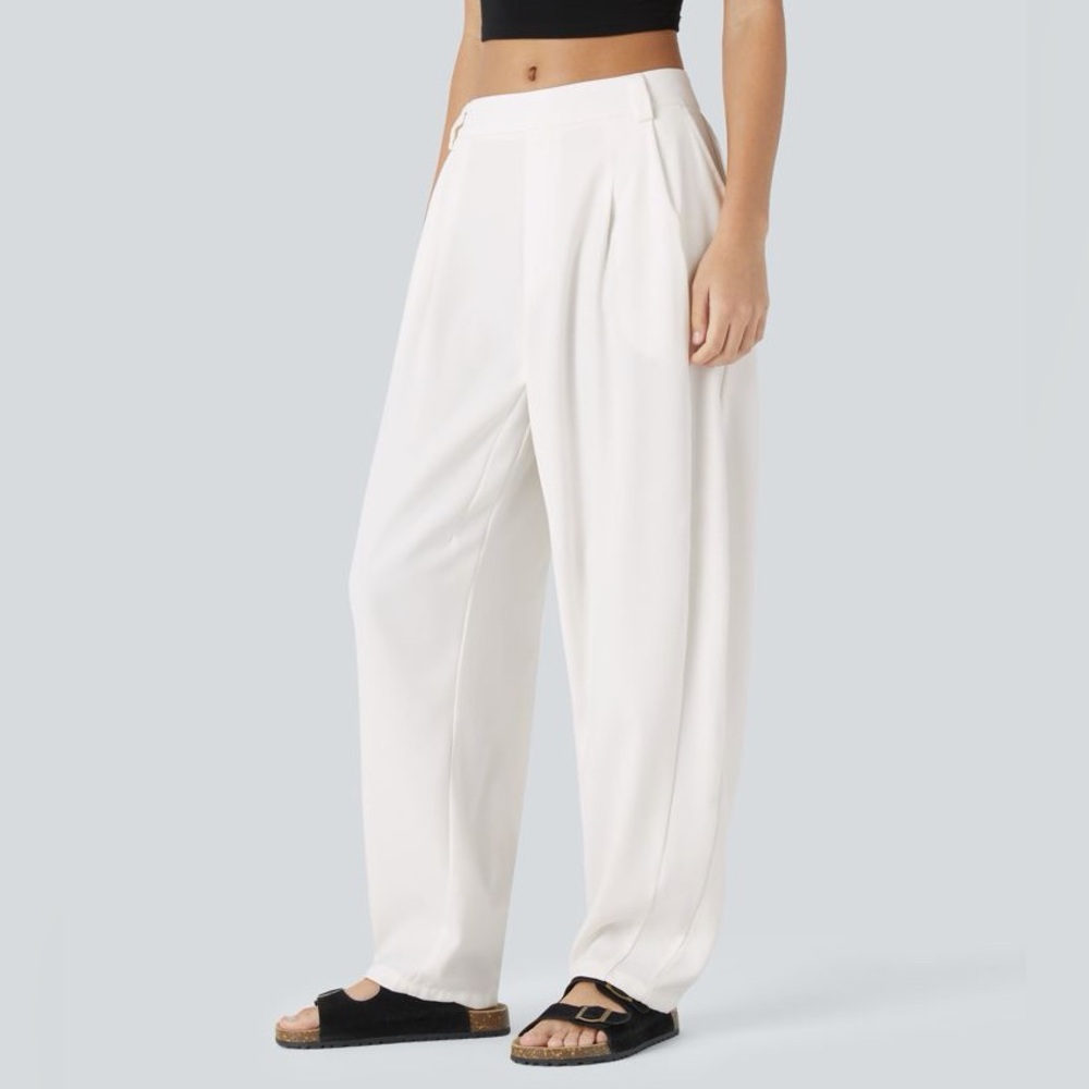 Elegant White Women's Pants